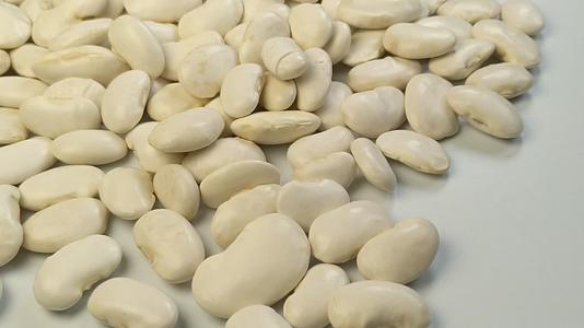 白色的芸豆豆子视频的预览图