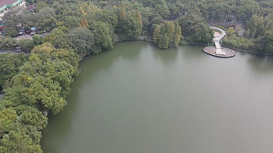 航拍广西桂林桂湖视频的预览图