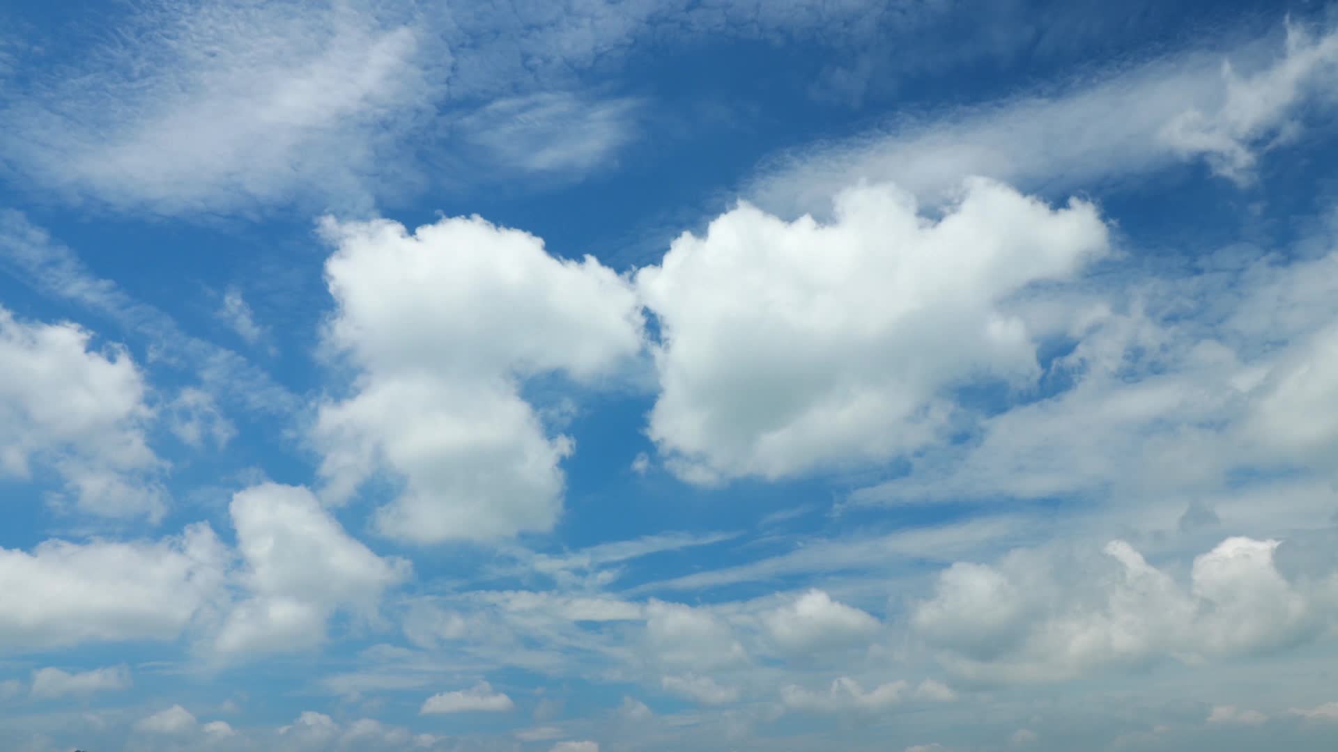 蓝天白云朵朵延时视频的预览图