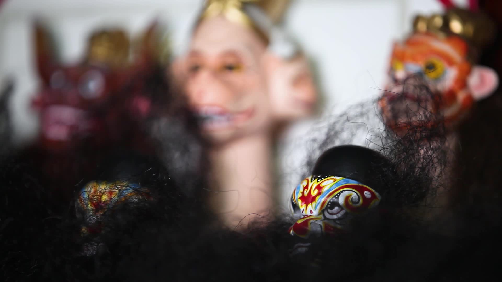 提线木偶木偶头展示视频的预览图