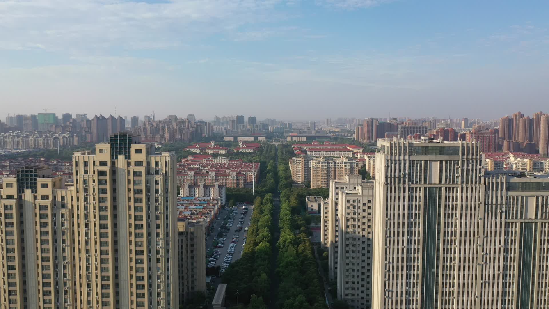 4k航拍许昌城市风光视频的预览图