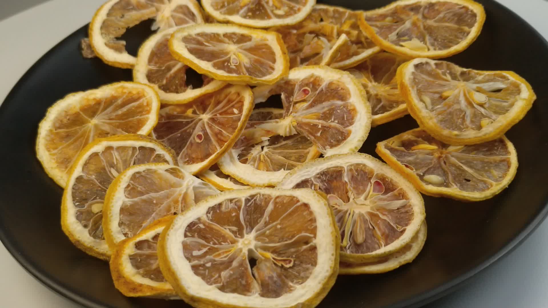柠檬片柠檬干干柠檬水果视频的预览图