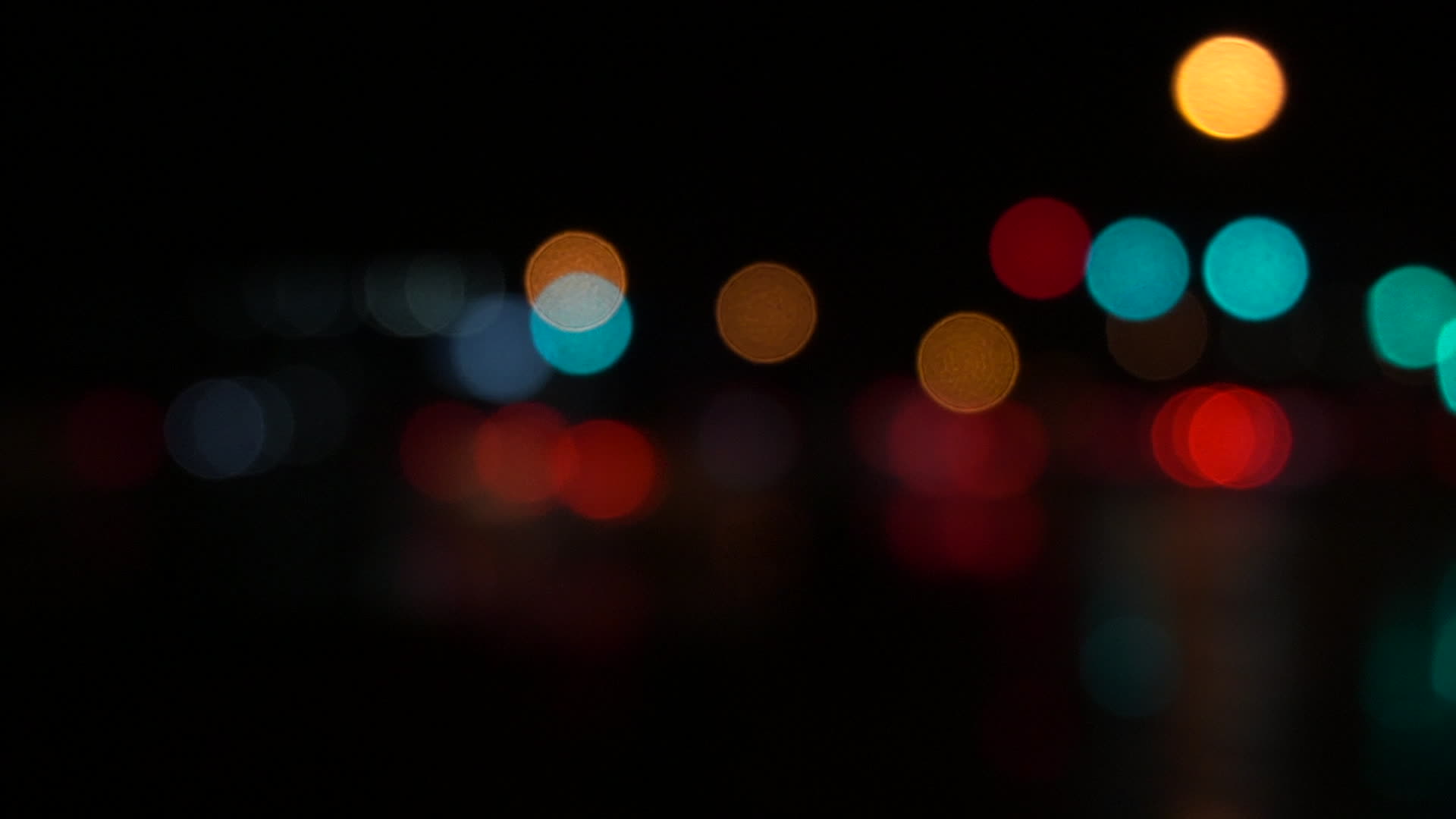 马路上的霓虹灯视频的预览图