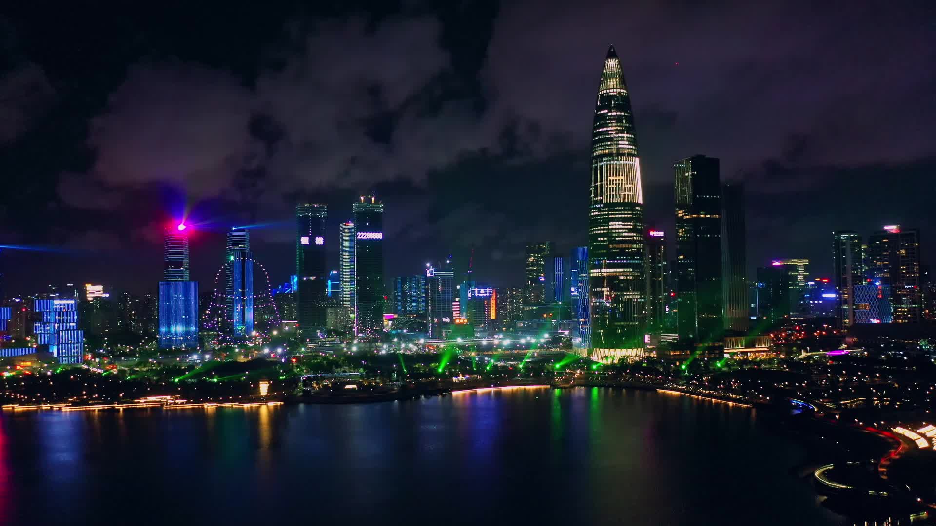 深圳城市地标航拍视频视频的预览图