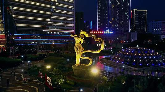 长沙芙蓉广场芙蓉女神像视频的预览图