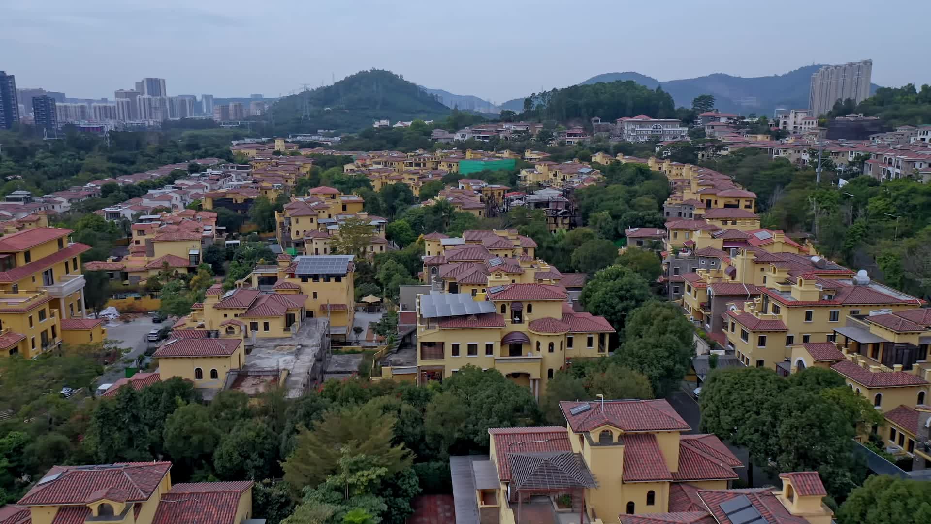 深圳宝安西乡别墅群城市地标实拍视频视频的预览图