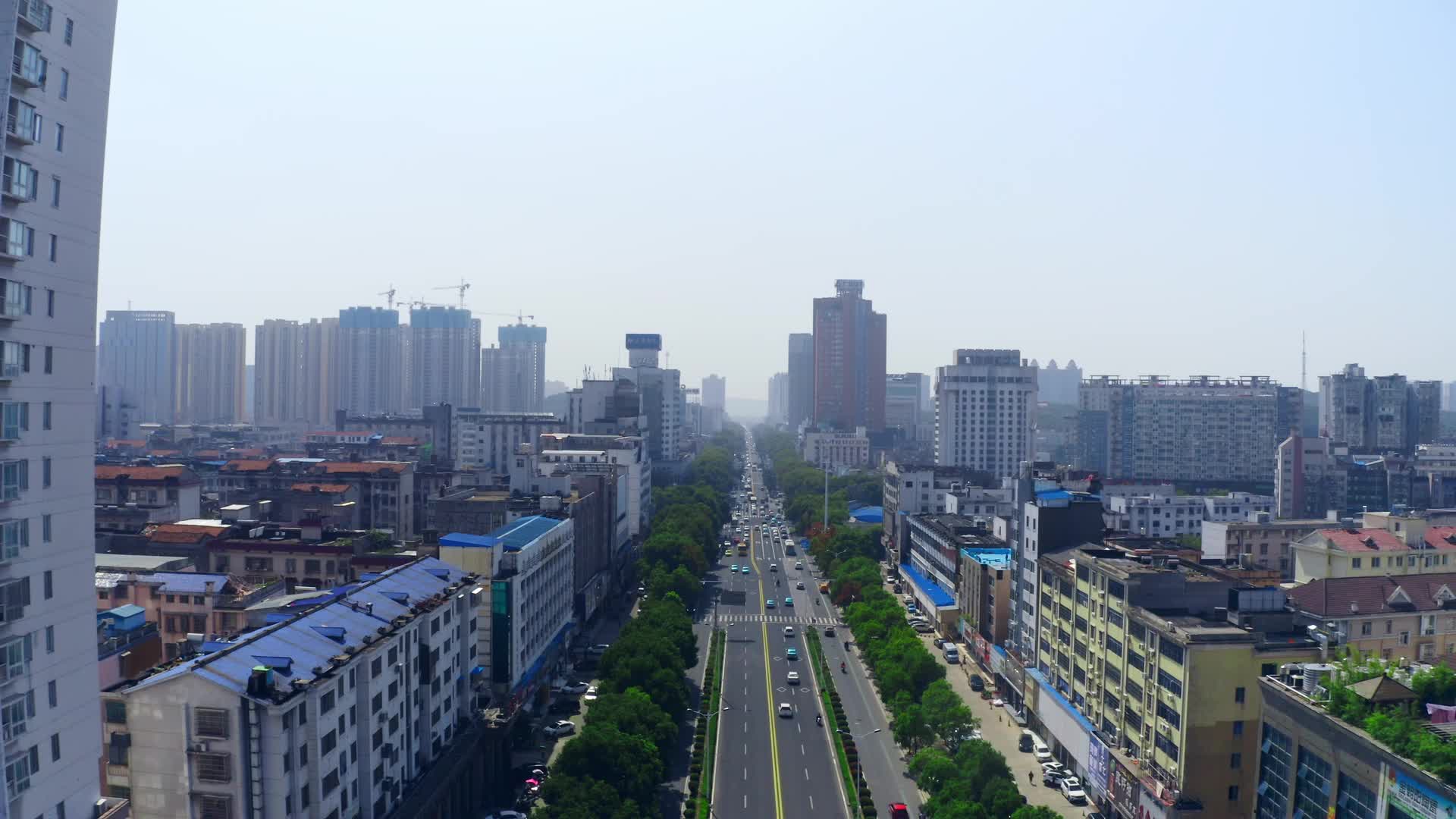 岳阳城市风光航拍视频的预览图
