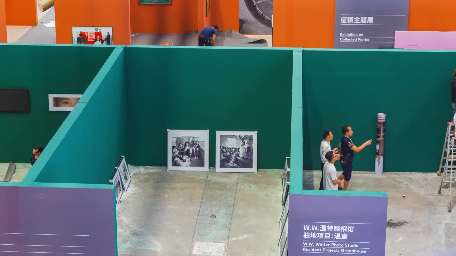 深圳会展中心摄影展舞台搭建延时视频视频的预览图