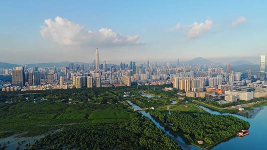深圳自然风光香港边境视频的预览图