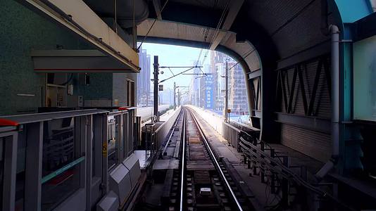 深圳城市地铁线路实拍视频视频的预览图