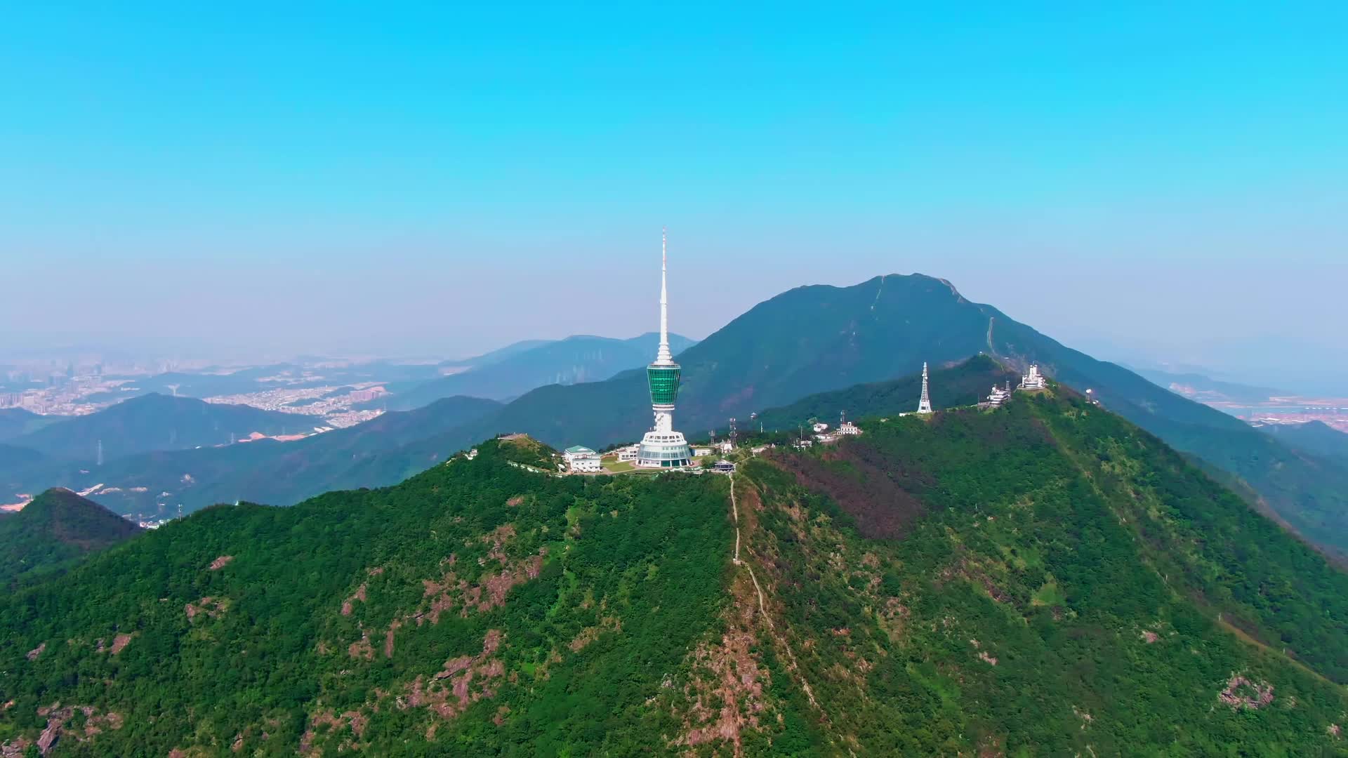 深圳自然风光梧桐山视频的预览图
