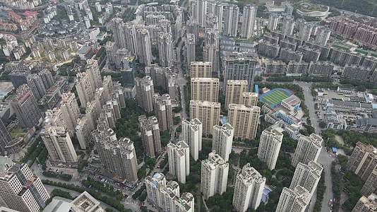 广西南宁城市高楼航拍视频视频的预览图