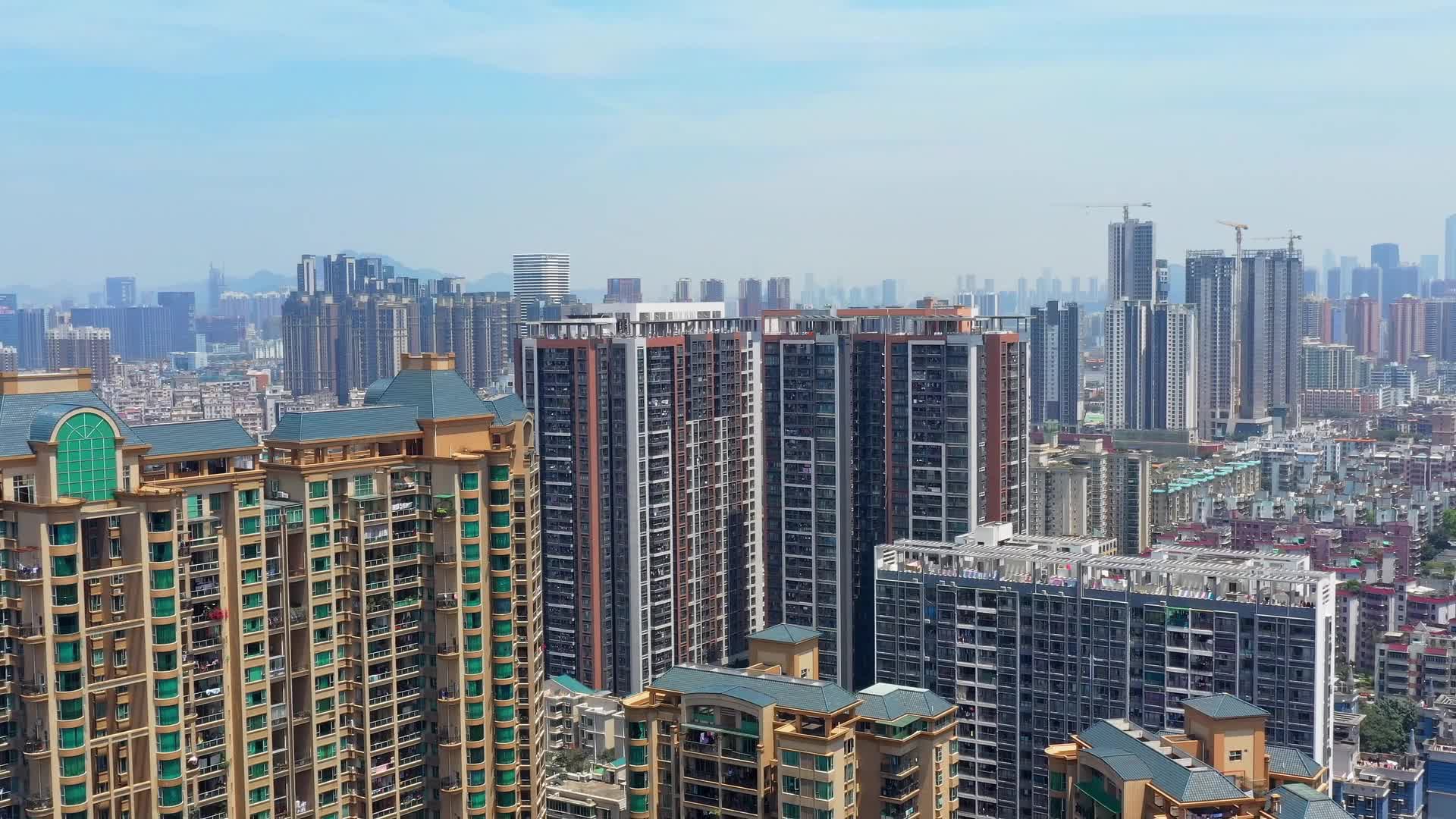 深圳宝安区西乡城市地标航拍视频视频的预览图