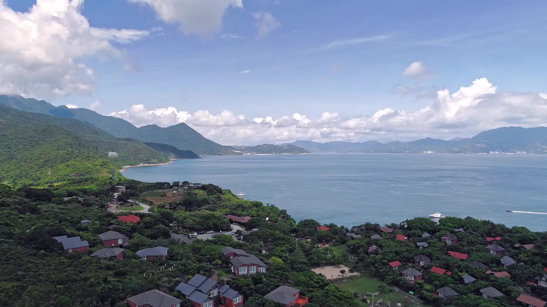 深圳杨梅坑陆嘴山庄自然风光视频的预览图