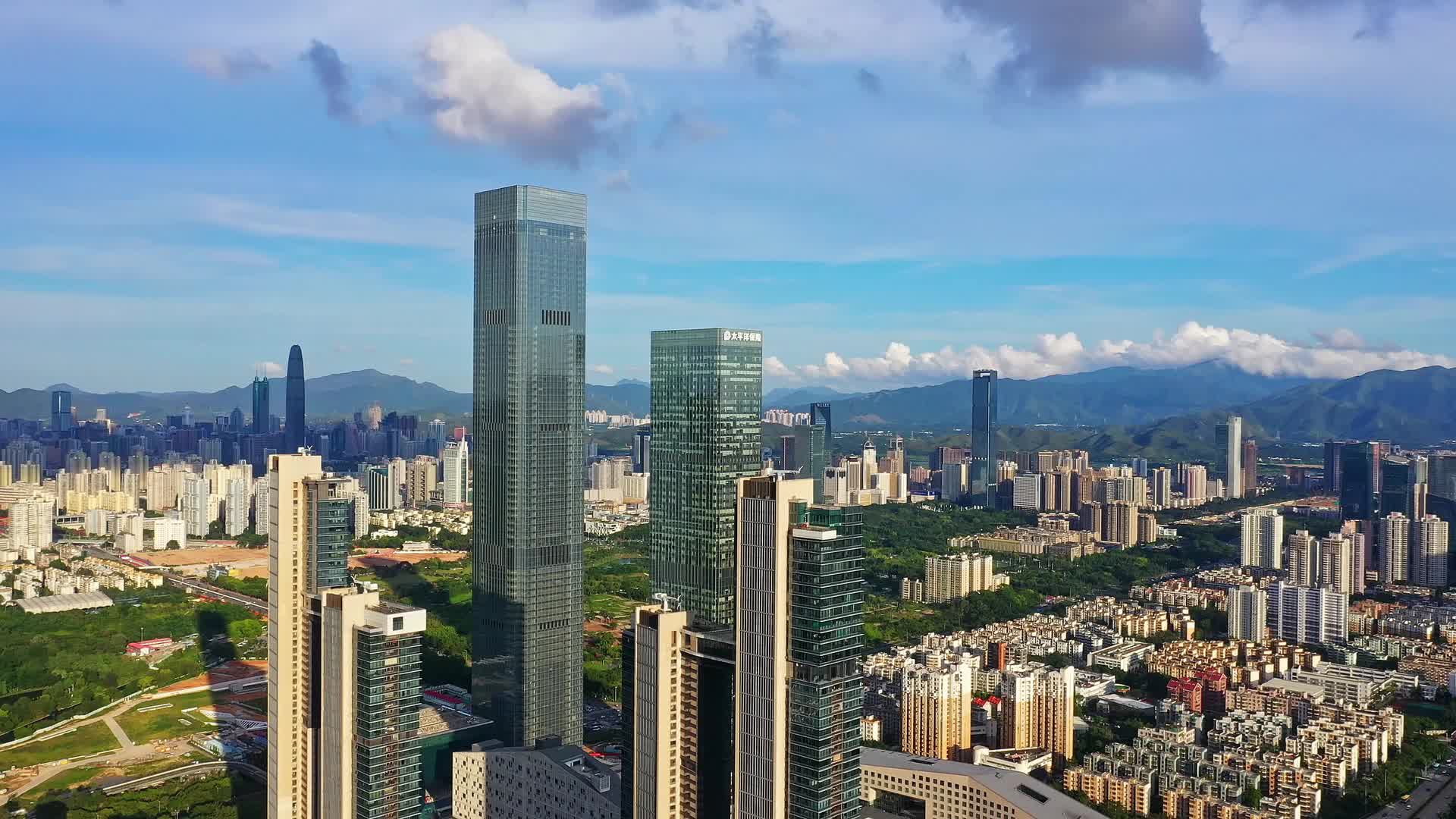深圳深业上城城市航拍视频视频的预览图