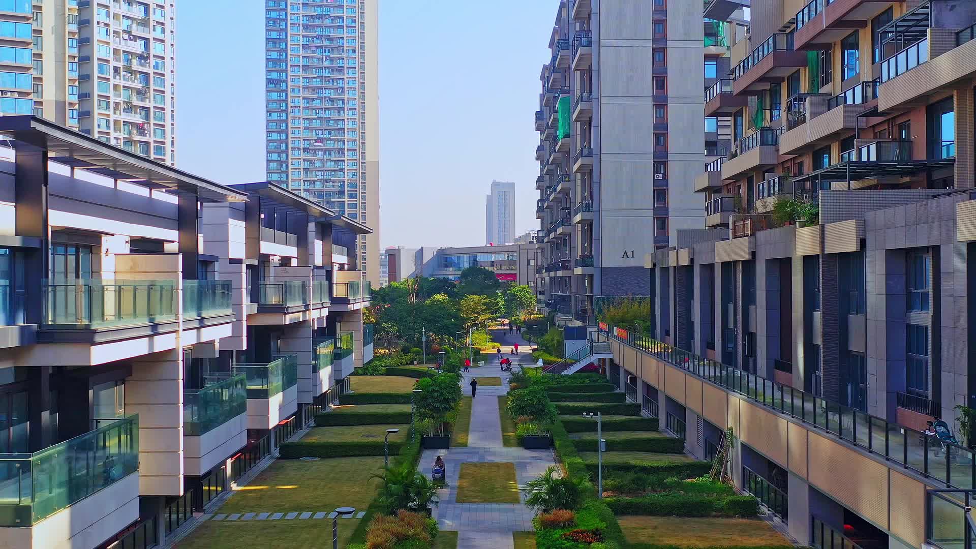 深圳龙华区龙胜城市航拍实拍视频视频的预览图