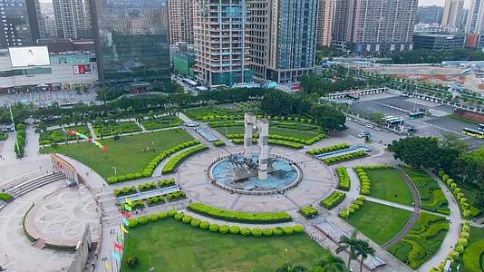 深圳龙华区龙华文化广场视频的预览图