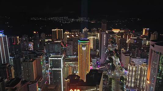 深圳罗湖夜景灯光秀视频的预览图