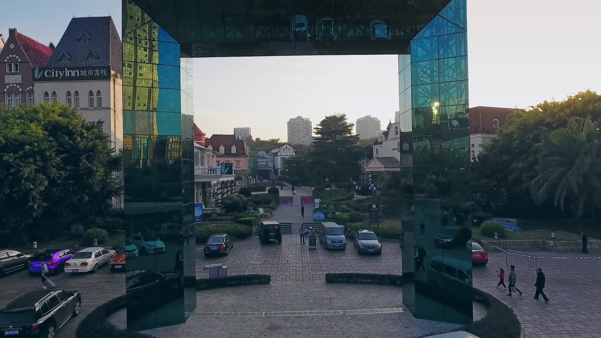 深圳南山区欧洲印象小镇视频的预览图