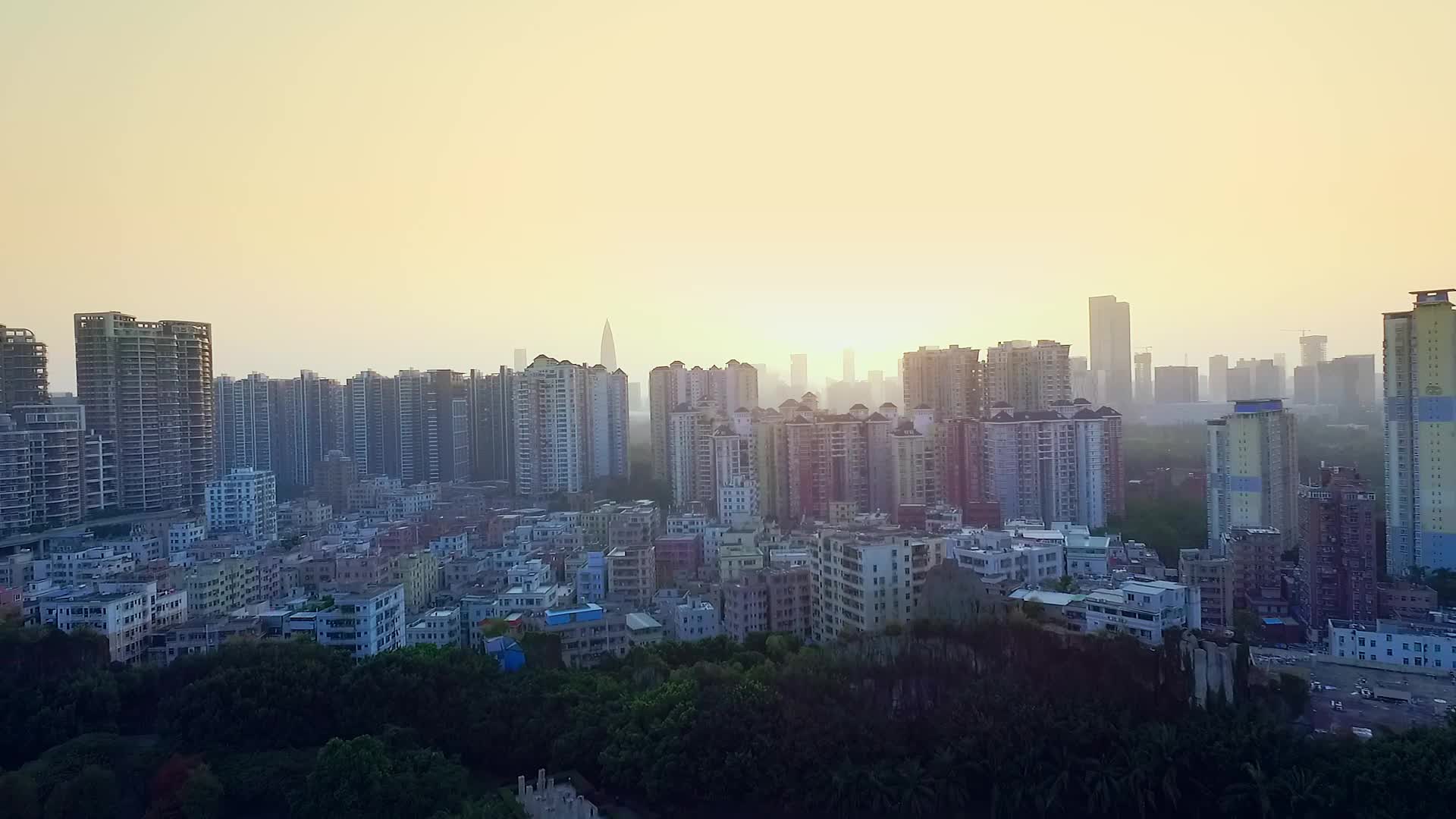 深圳白石洲航拍视频的预览图