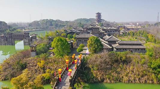 荆州赤壁古战场遗址旅游景区实拍视频视频的预览图