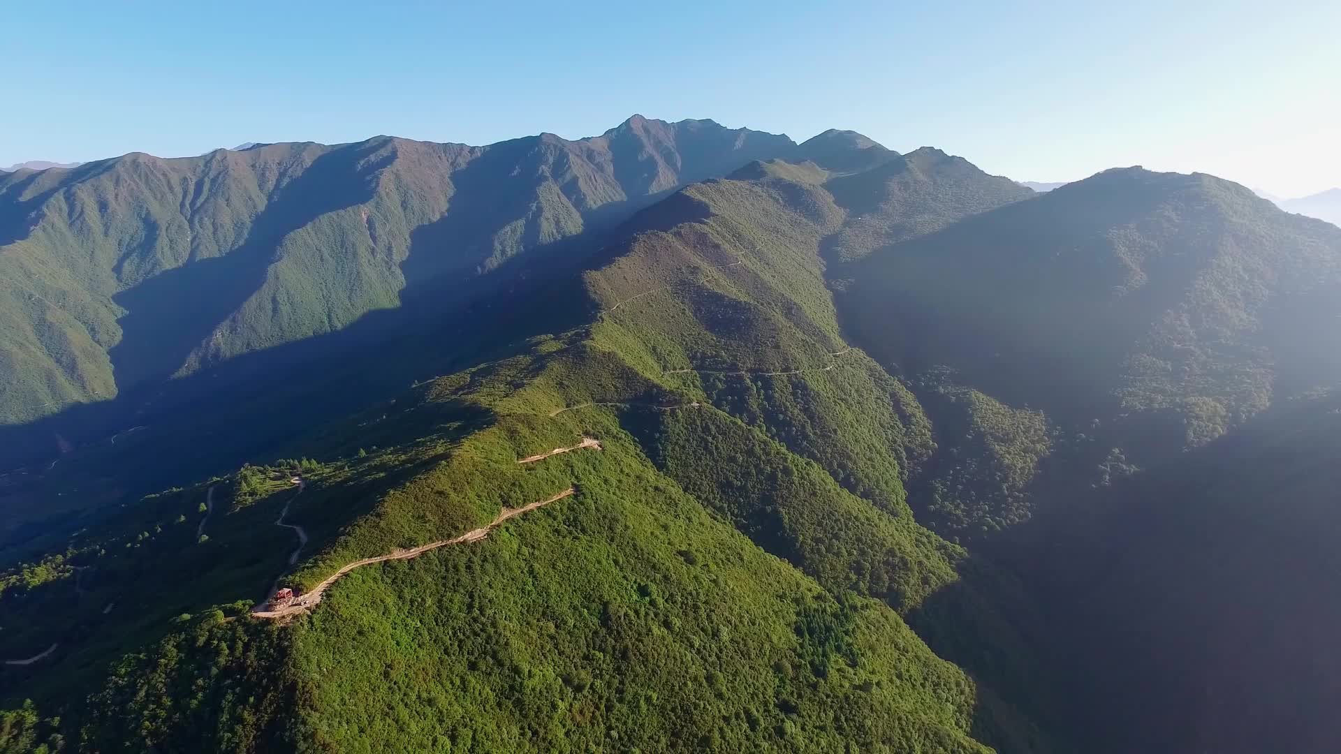 汶川自然风光航拍视频的预览图