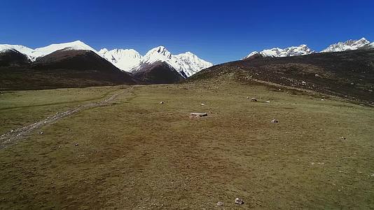 西藏高原自然美景实拍视频视频的预览图