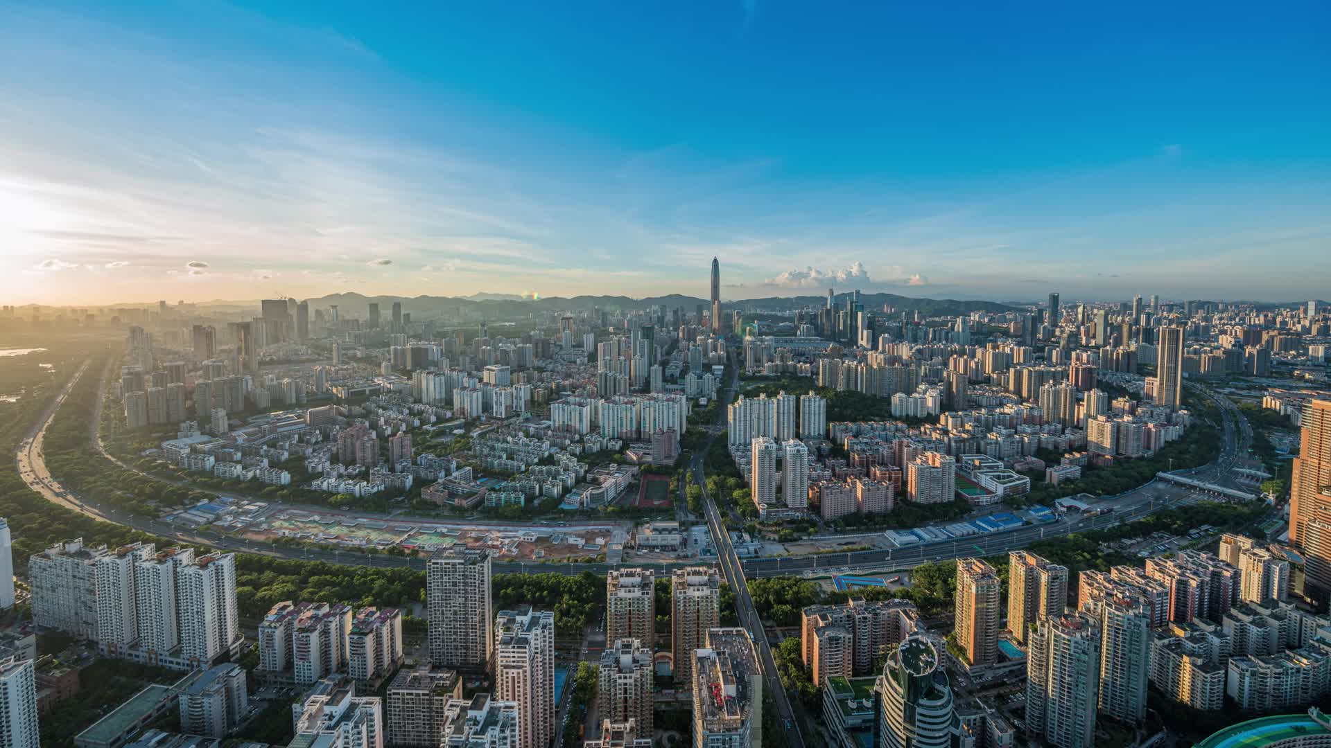深圳城市地标平安大厦延时视频视频的预览图