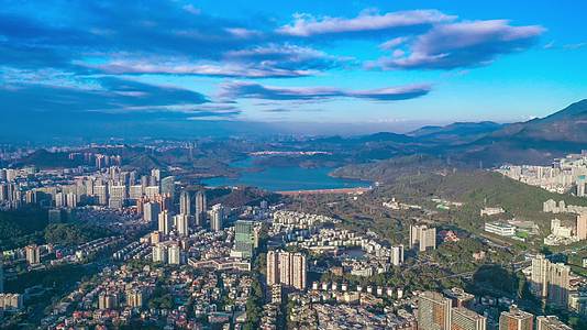 深圳城市风光航拍视频的预览图