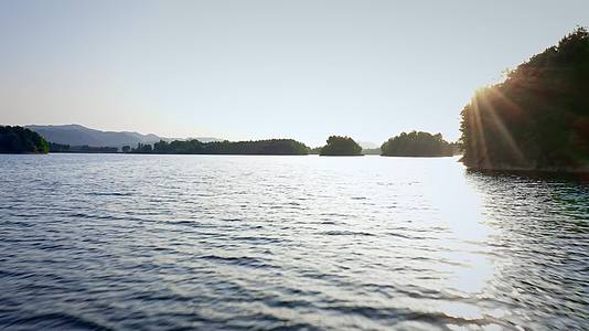 岳阳千岛湖铁山水库自然风光视频的预览图