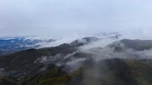 中国深山云雾自然风光视频的预览图