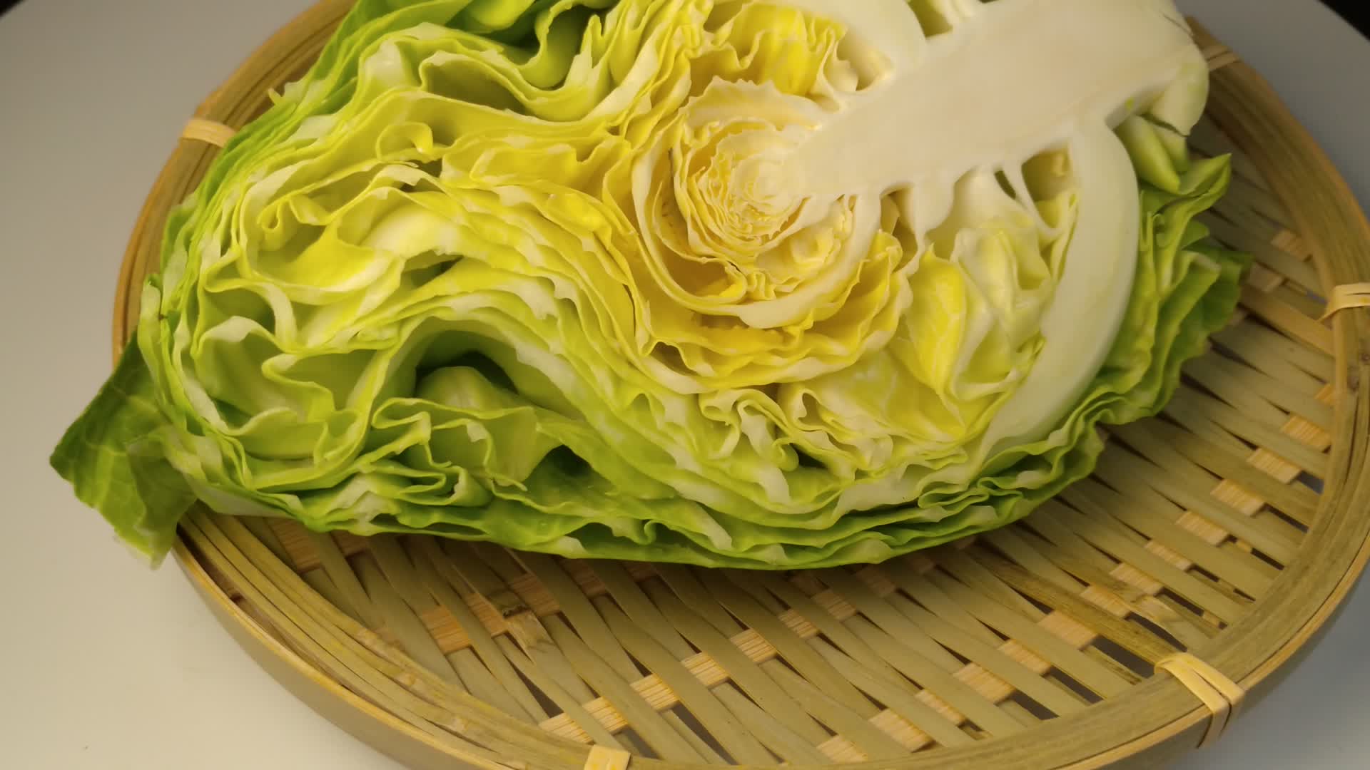 包菜甘蓝食物蔬菜视频的预览图