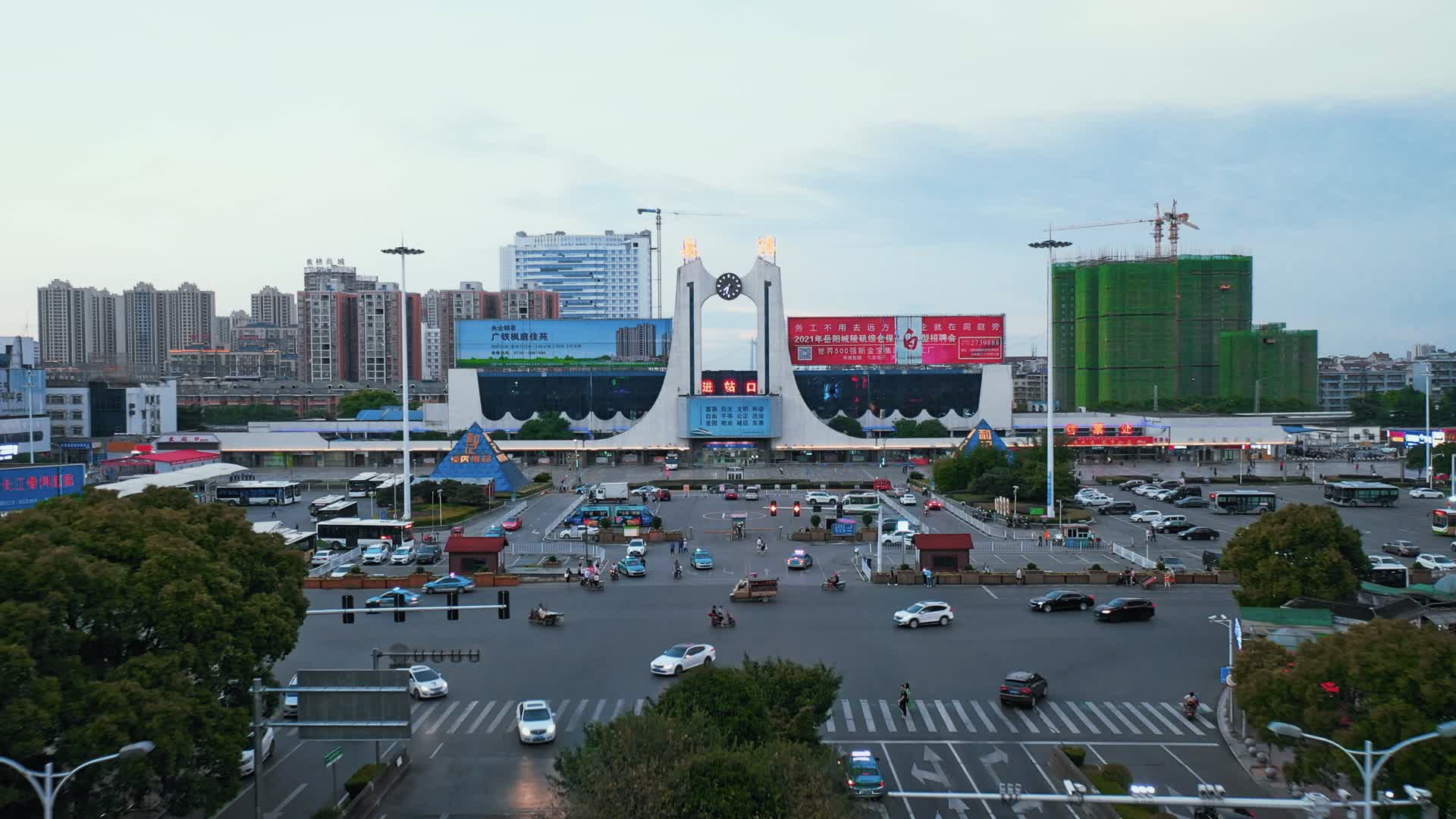 岳阳城市航拍视频的预览图