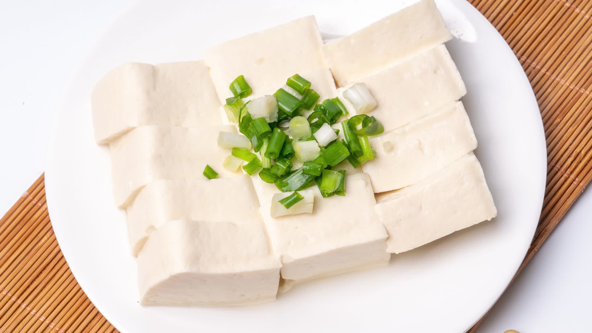 传统食品豆腐小吃视频的预览图