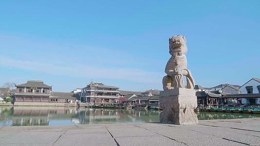4K江南水乡锦溪古镇旅游视频的预览图