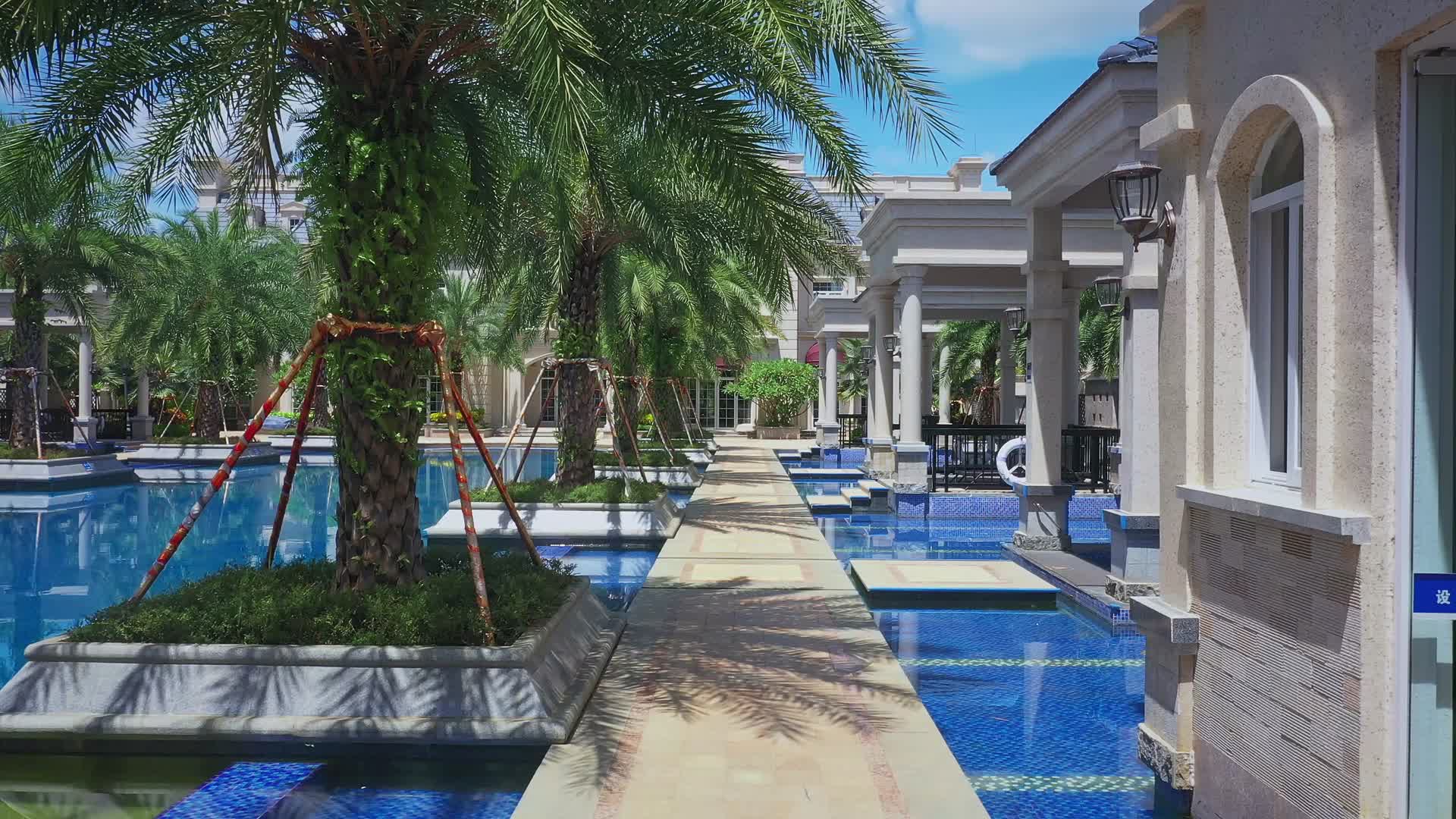 海南城市房地产开发航拍视频的预览图