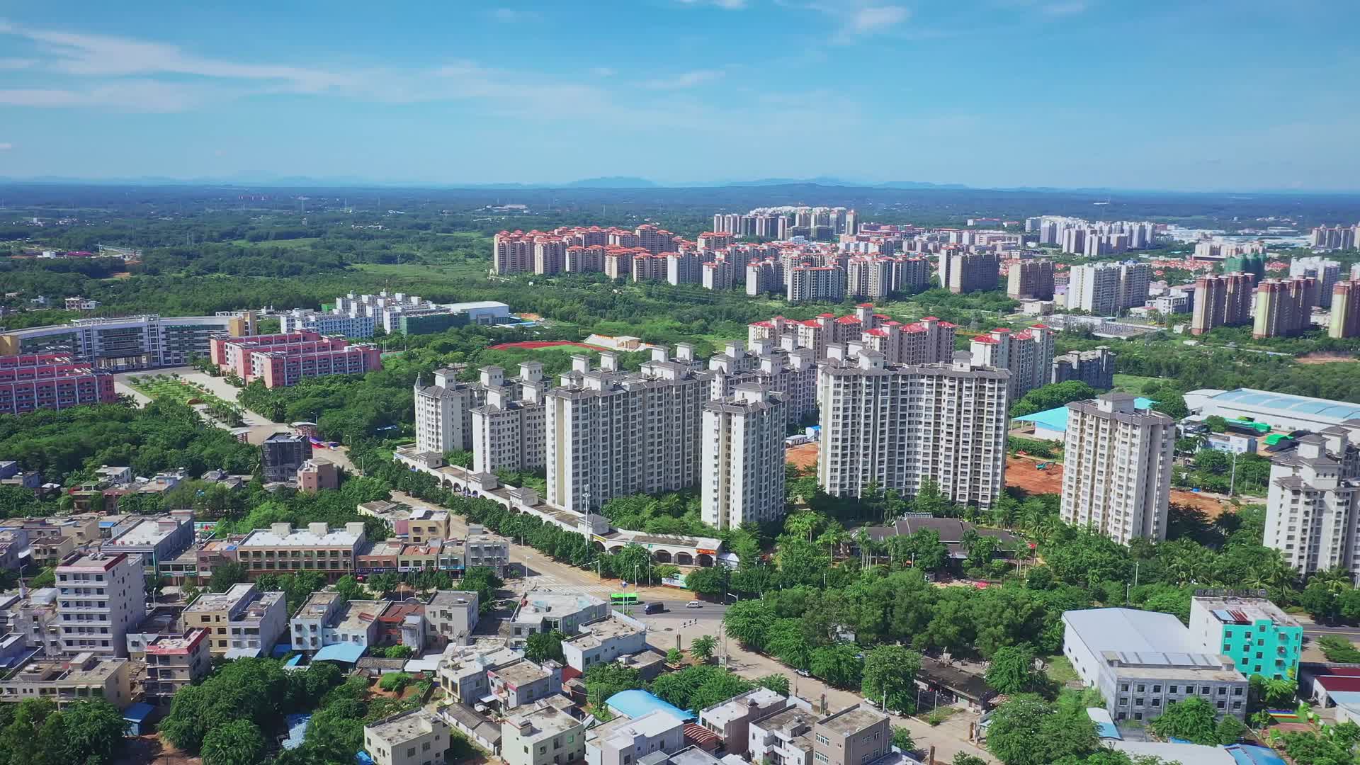 海南定安城市房地产开发航拍视频的预览图