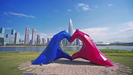 深圳湾人才公园城市地标视频的预览图