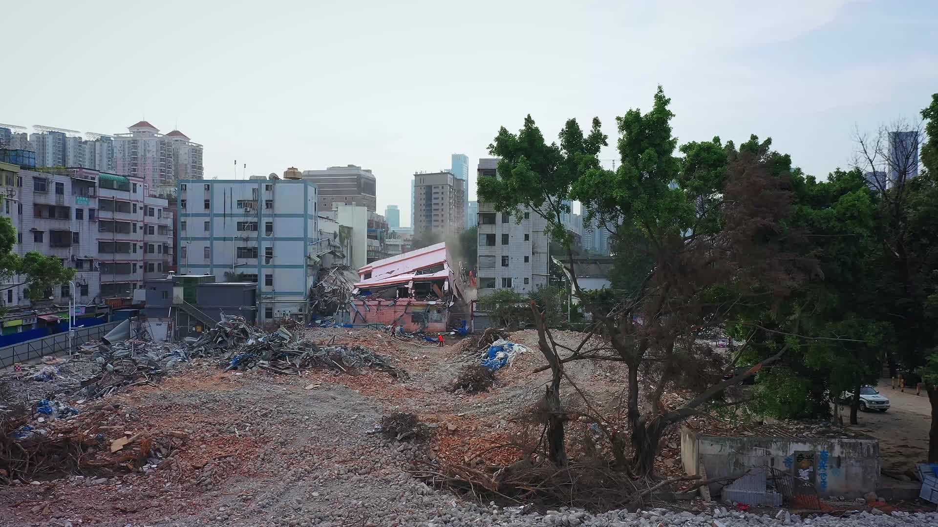 深圳白石洲城中村拆迁城市旧改视频的预览图