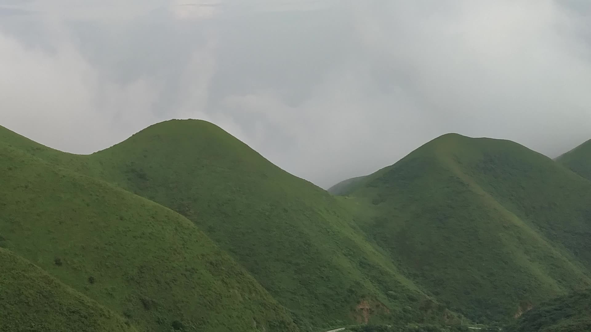 武功山自然风光高山草甸视频的预览图