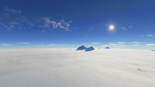 4K航拍珠穆朗玛峰云海视频的预览图