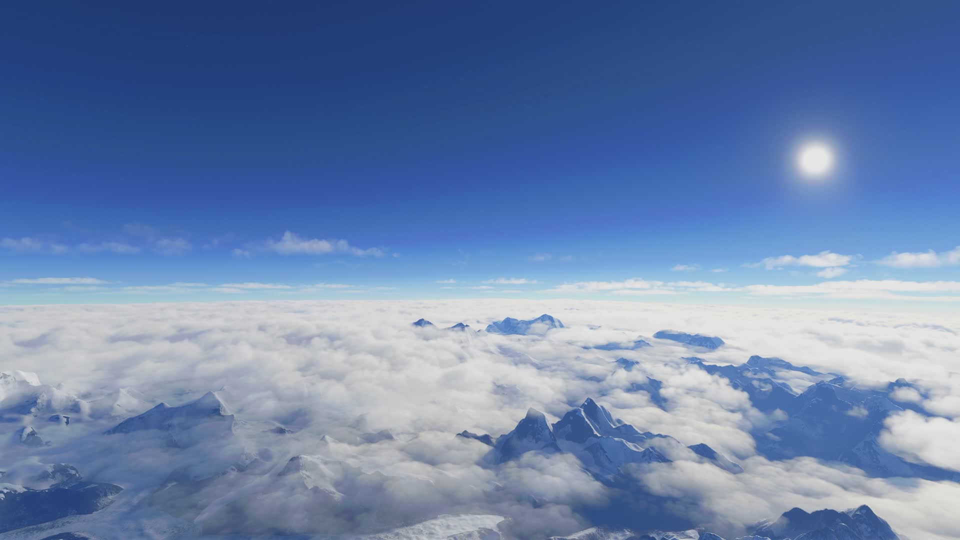 4K航拍珠穆朗玛峰流云视频的预览图