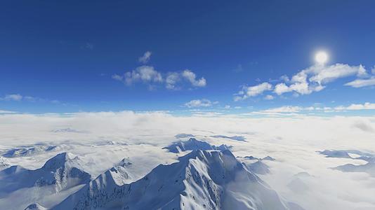 4K航拍珠穆朗玛峰视频的预览图
