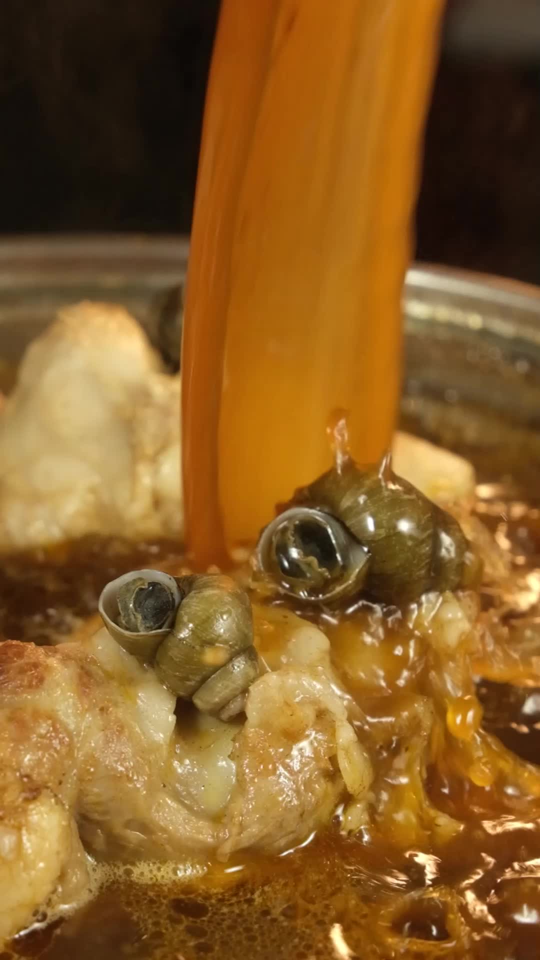猪骨螺蛳汤底骨头汤原味煲汤视频的预览图