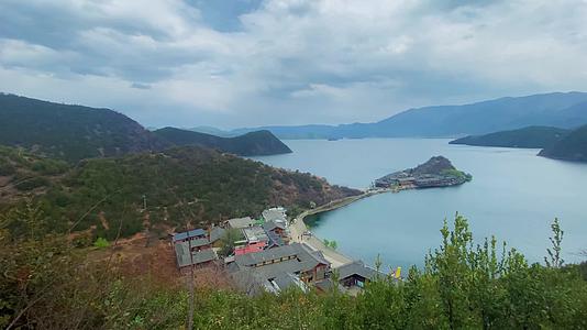 泸沽湖隔离半岛视频的预览图