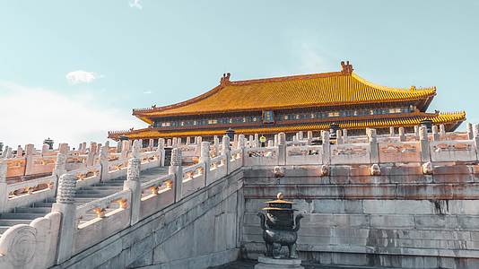 8K北京紫禁城金銮殿视频的预览图