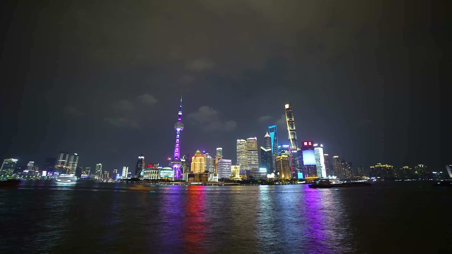 上海滩夜景视频的预览图