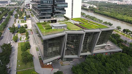 广州琶洲南丰汇国际会展中心等建筑群航拍视频的预览图