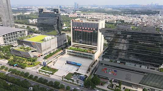 广州琶洲南丰汇国际会展中心等建筑群航拍视频的预览图