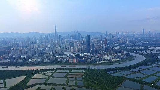 深圳城市全景航拍视频的预览图